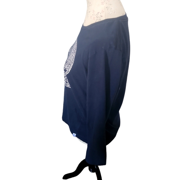 Freeset women's graphic elephant long sleeve shirt Large - Picture 4 of 7